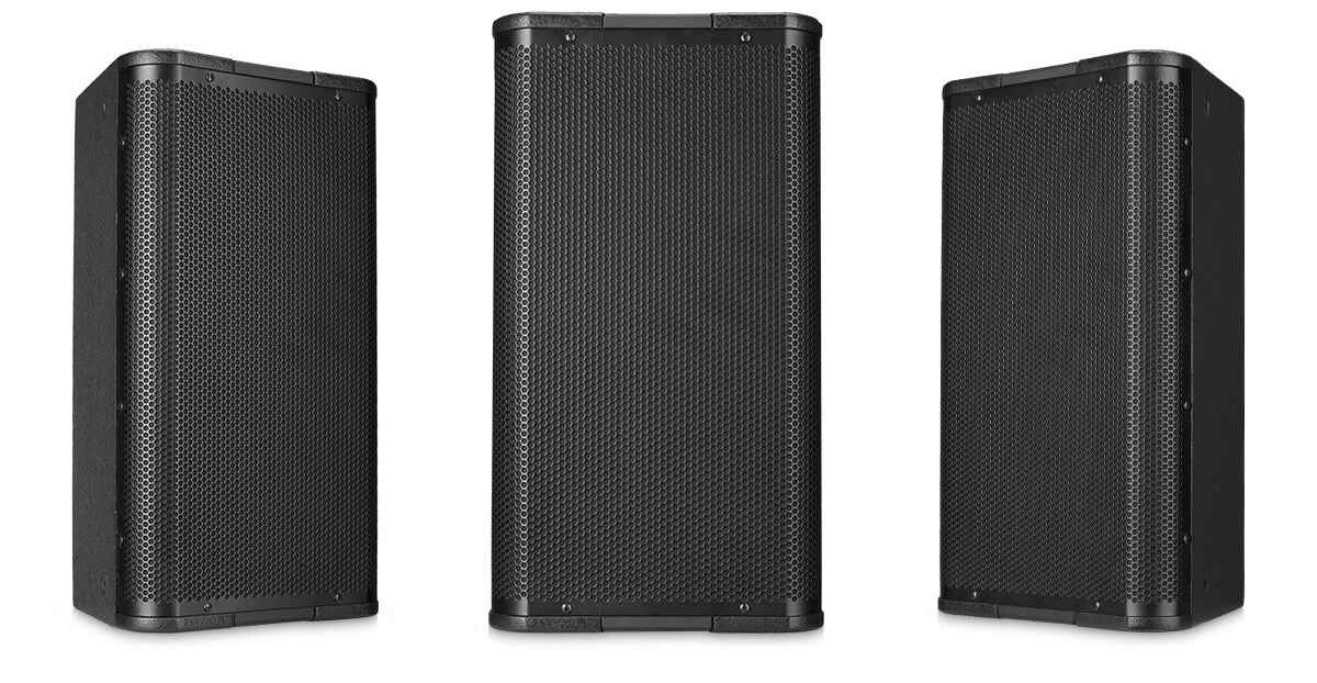 Qsc ap-5102-Bk bocina trapezoidal de 10 pulgadas de 450w